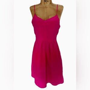 Broadway & Broome 100% Silk Pink Sleeveless Pocketed Dress NWOT 2